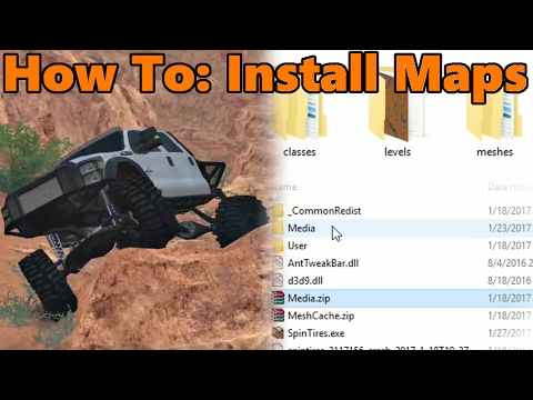 How To Install Maps On Spintires 03 03 16 Youtube