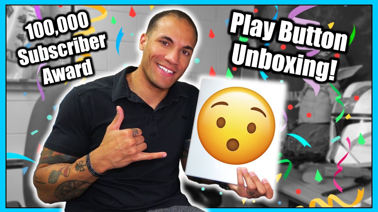 100K Subscriber Play Button Award Unboxing! - YouTube