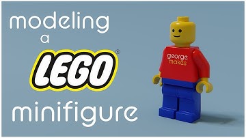 modeling a Lego minifigure (blender speed model)