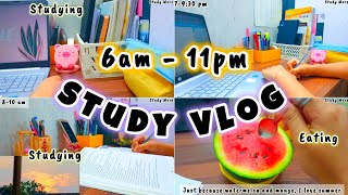 6 am11 pm Study Routine  | Productive Study Day| Study Vlog | Study More