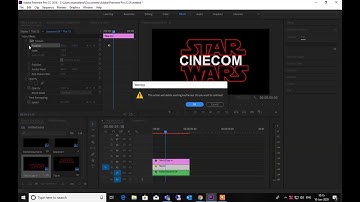 STAR WARS Intro title effect in adobe Premiere Pro
