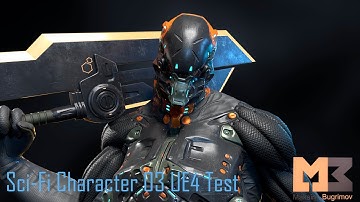 Sci-Fi Charactre 03 (Yakuza) Test Epic Skeleton UE4