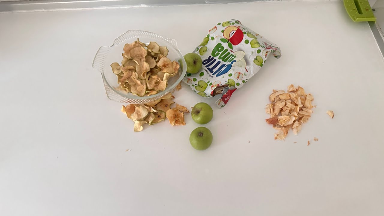 Evde  Elma CİPSİ  YAP / 2 YÖNTEM #apple