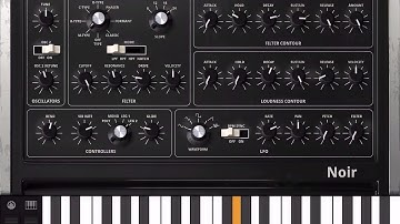 Demo Noir app Syntronik (iPad5 - Zé Osório)