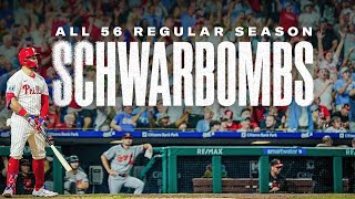 All Fifty Six Schwarbombs From The 2025 Regular Season