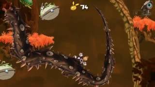 Rayman Jungle Run - Прохождение Level 3-3 Wall Run
