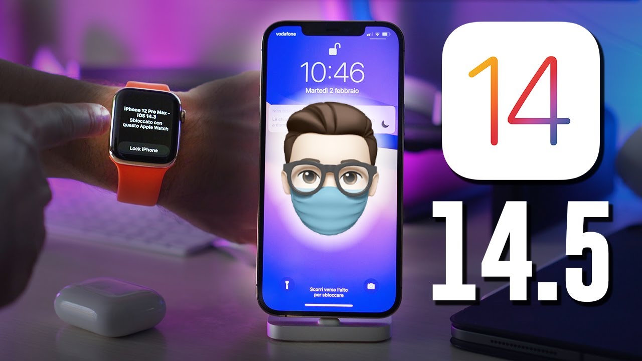 iOS 14.5 Beta: TUTTE le novità! (Sblocco iPhone con Apple Watch) - YouTube