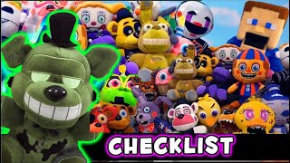 Five Nights at Freddy's FUNKO Plush Series 1-14 Checklist 2016 2026