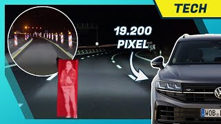 HD-Matrix Scheinwerfer im VW Touareg im Test: Nachtfahrt, Funktionen & Vergleich Porsche & Mercedes
