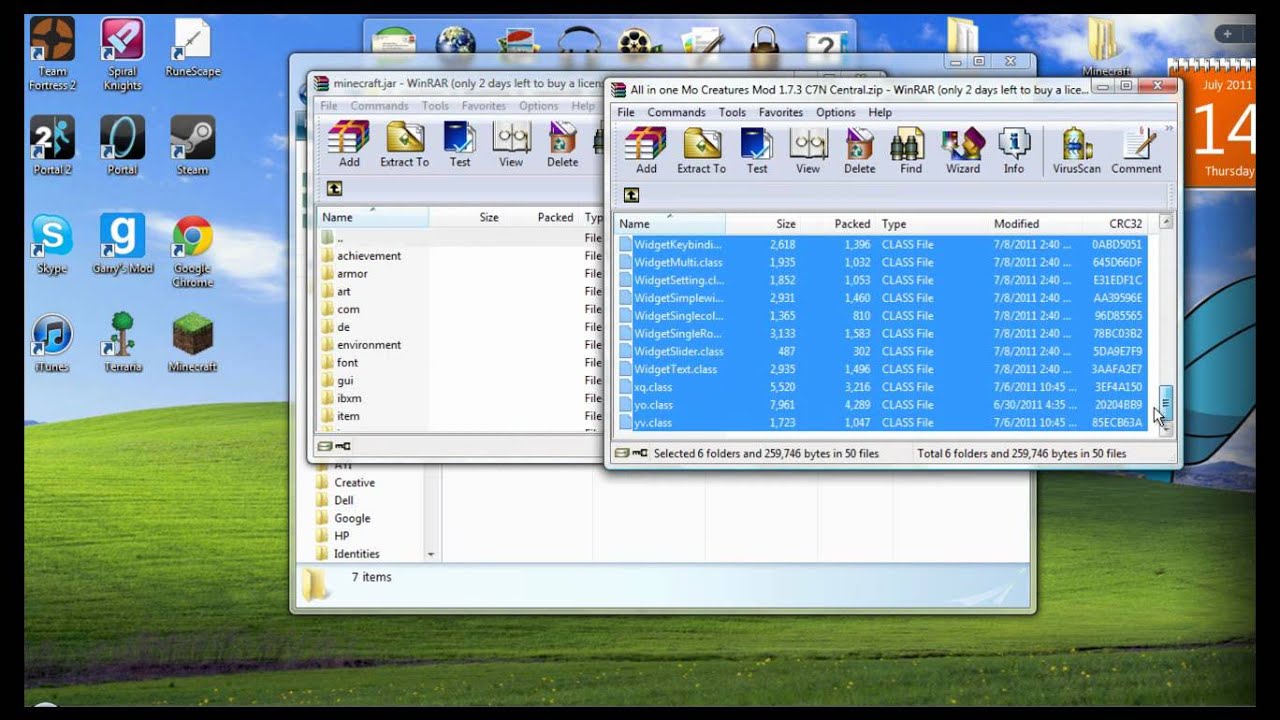 How to install Mo Creatures all in one Zip 1.7.3 C7N Central