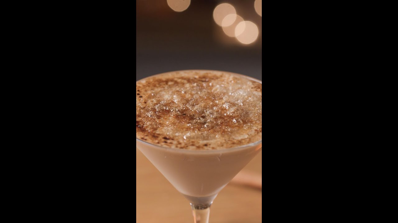 Pumpkin Spice Creme Brulee Martini