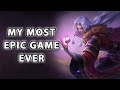 MY MOST EPIC GAME EVER (Not Clickbait) | Mobile Legends