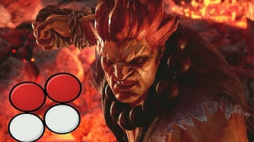 Akuma 180 Damage Death Combo in Real Match...