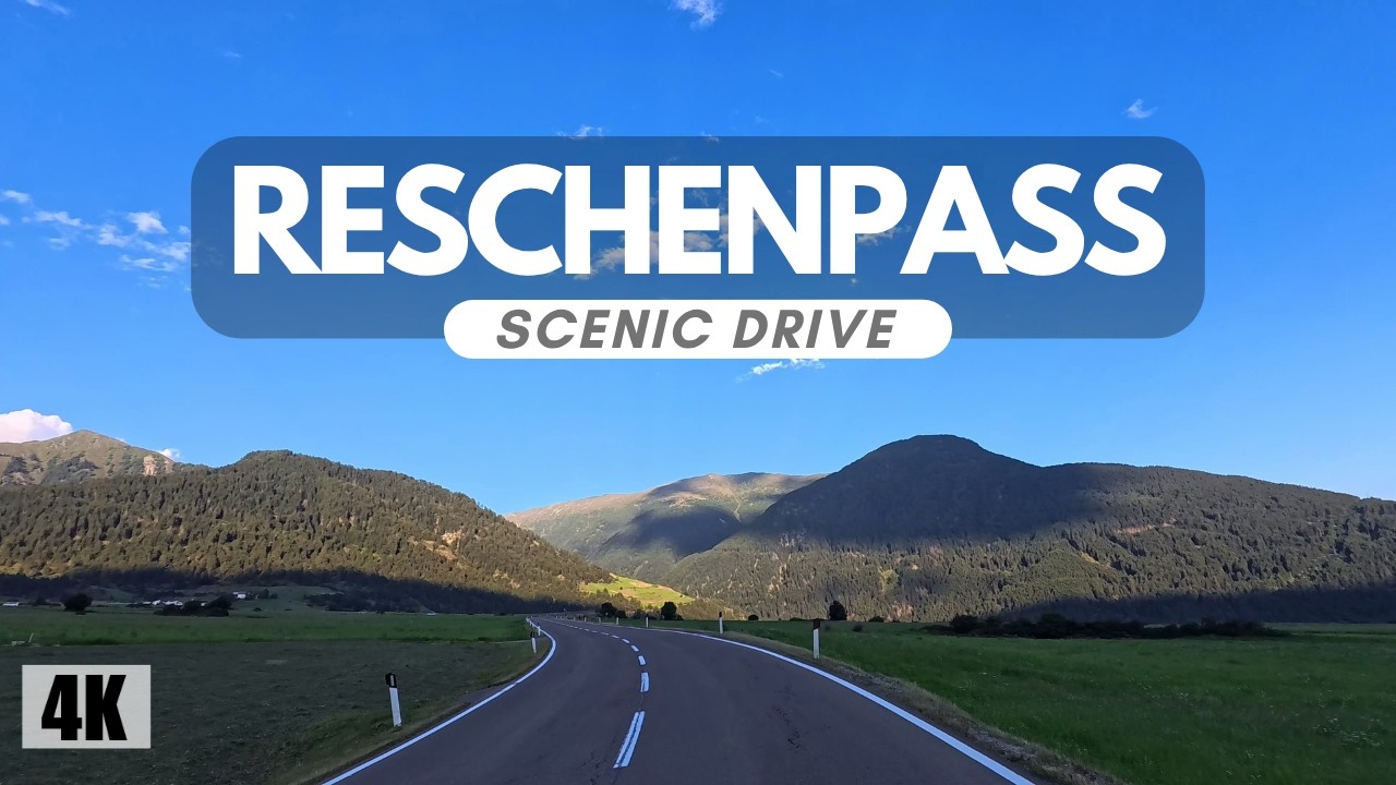Italy to Austria via Reschenpass | Scenic Alpine Drive South Tyrol | 4K ASMR