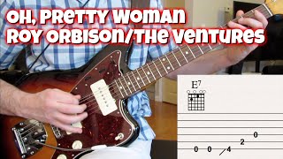 Oh, Pretty Woman (Roy Orbison/Ventures cover) chords