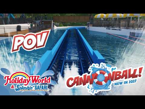 CANNONBALL! POV | Holiday World & Splashin' Safari