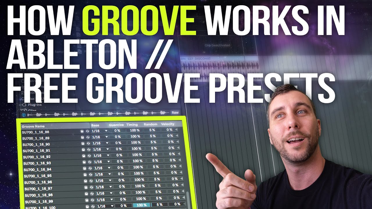 How GROOVE works in Ableton Live // Free Groove Packs - YouTube