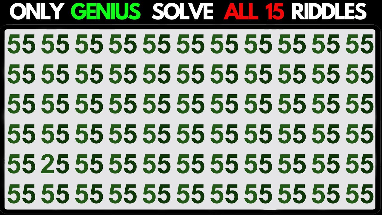 【The Odd Number Game】🤔 🔟 Genius Solve 15 Riddles #134