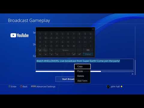 How To: Copy and Paste on PS4 (Especially for Live Streaming)