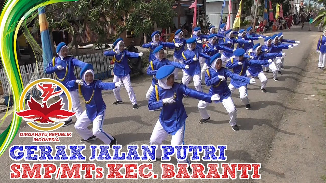 Lomba Gerak Jalan Putri SMP - MTs Kecamatan Baranti.mp4