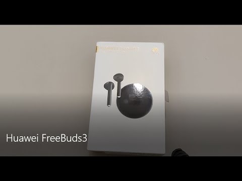 Беспроводные наушники Huawei FreeBuds 3. Распаковка, краткий обзор и подключение. Сравнение.