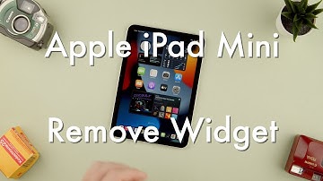 How to remove widgets on Apple iPad Mini || Apple iPad Mini