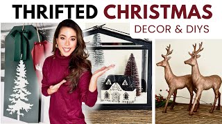 Budget- Friendly Christmas Decorating | Thrifted Finds & DIYs