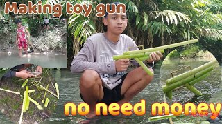 Laruan ng mga batang 90's/making this toy gun for free/90's artwork