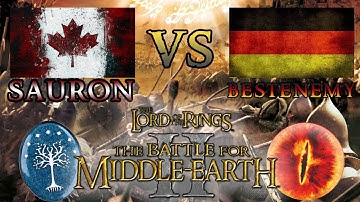 🟢Sauron vs BESTENEMY! 1v1 Patch 1.09v2 BFME 2 Online Multiplayer