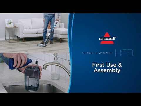 First Use | CrossWave® HF3 Multi-Surface Wet Dry Vac