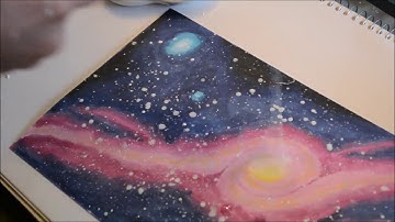 How To Draw a Galaxy in Copic Markers