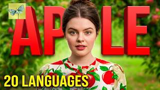 Apple, manzana, pomme… Singing about the apple in 20 languages | an educational song screenshot 5