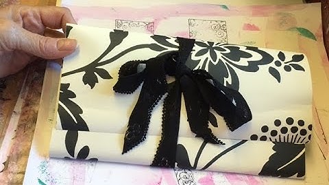 Quick & easy envelope accordion-style folder tutorial