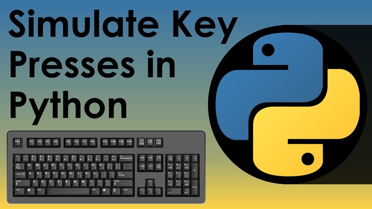 Simulate Key Presses In Python