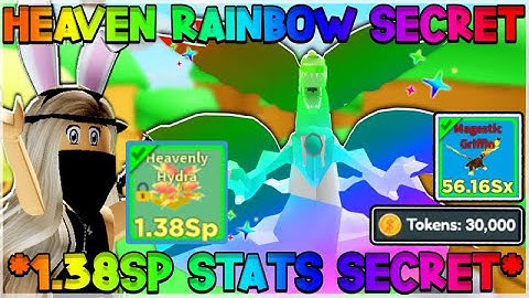 Got New RAINBOW Heavenly Hydra Secret! 😲 30K Tokens for RAINBOW ROBUX Pet -Clicker Simulator Roblox