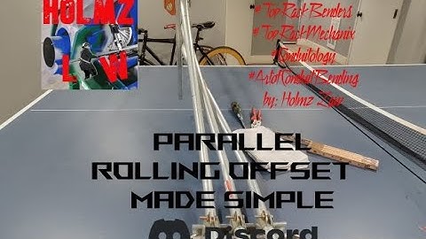 Conduit Bending - Simple Parallel Rolling Offsets