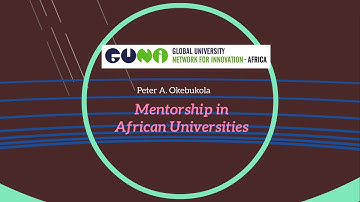 Mentorship in African Universities by Peter A. Okebukola