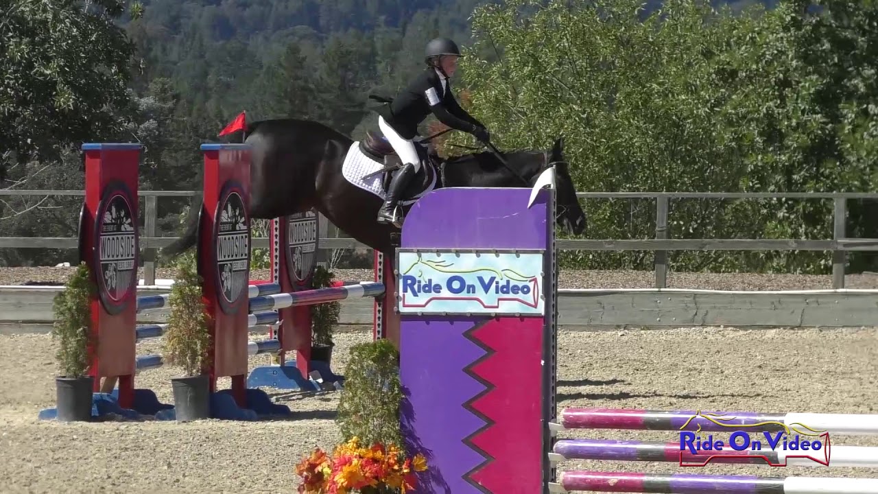 athletenschmiede 332S Anna Weston Smith on Once Upon A Dream JR Beginner Novice Show Jumping Woodside Oct. 2019