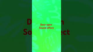 door open sound effect