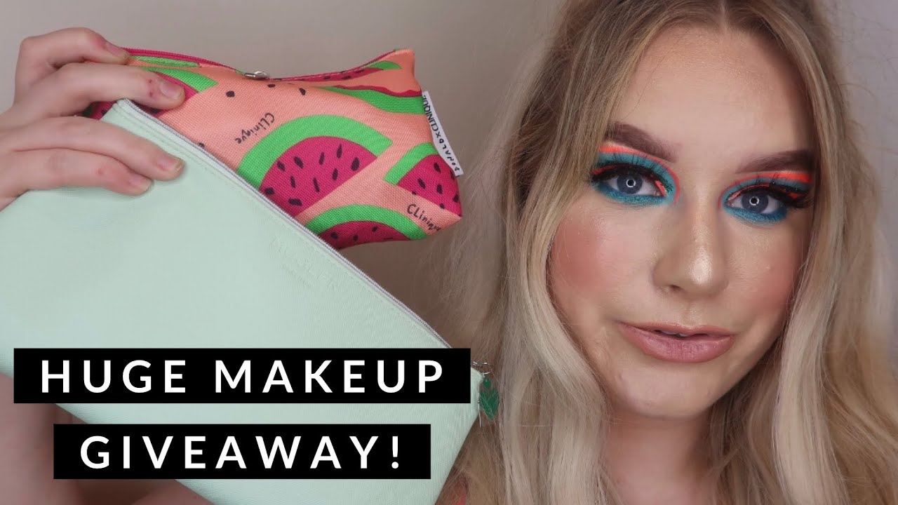 HUGE WORLDWIDE MAKEUP GIVEAWAY 2021 - 2 WINNERS | AMBER HOWE
