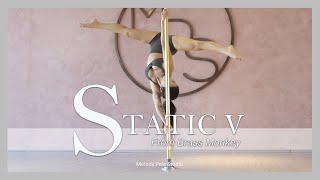 Famous Brass Monkey to Static V 技巧｜Melody Pole Studio｜Pole Dance Profile