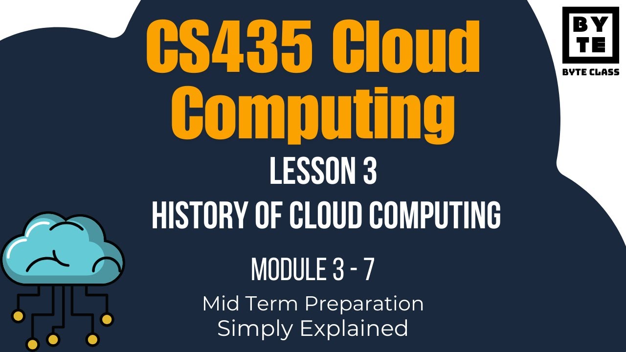 CS435 Cloud Computing | Lecture 3 | Mid Term Preparation | Byte Class ...