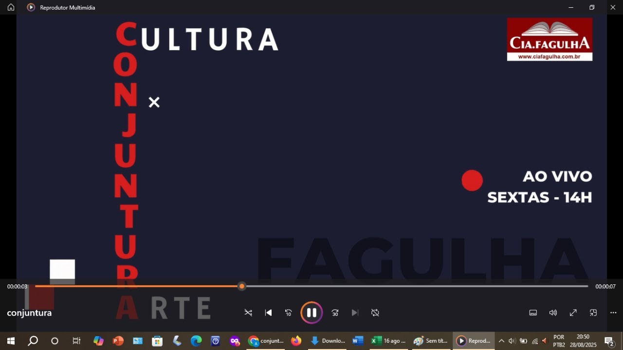 Conjuntura, Arte e Cultura - Programa #2 - 05 09 2025 - sexta-feira, às ...
