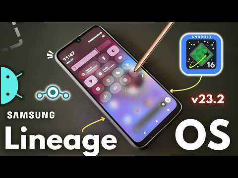 Full Install Lineage OS 23.2 Android 16 ROM On Samsung or Any Android Phone!