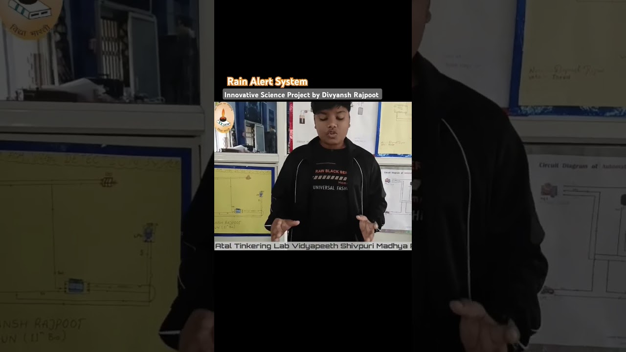 Rain drop sensor based innovative Science Project for Farmers 