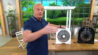Cascade Capri 12" Portable 4-Speed Cooling Fan & Remote Control on QVC