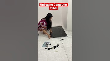 Unboxing computer Table from Shoppee #shoppee  #computertable #unboxing #shorts