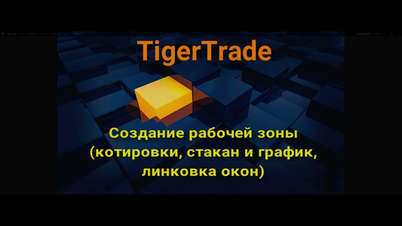 Tiger.Trade Windows (Рабочее пространство)