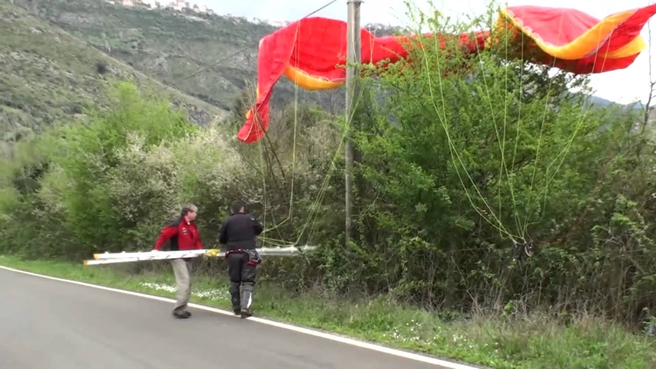 Crash paragliding - crash day Norma 2011