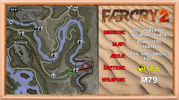 Far Cry 2 - Trickshot Tutorial - Southern Map, 3rd UFLL mission, Rail Xing, M79